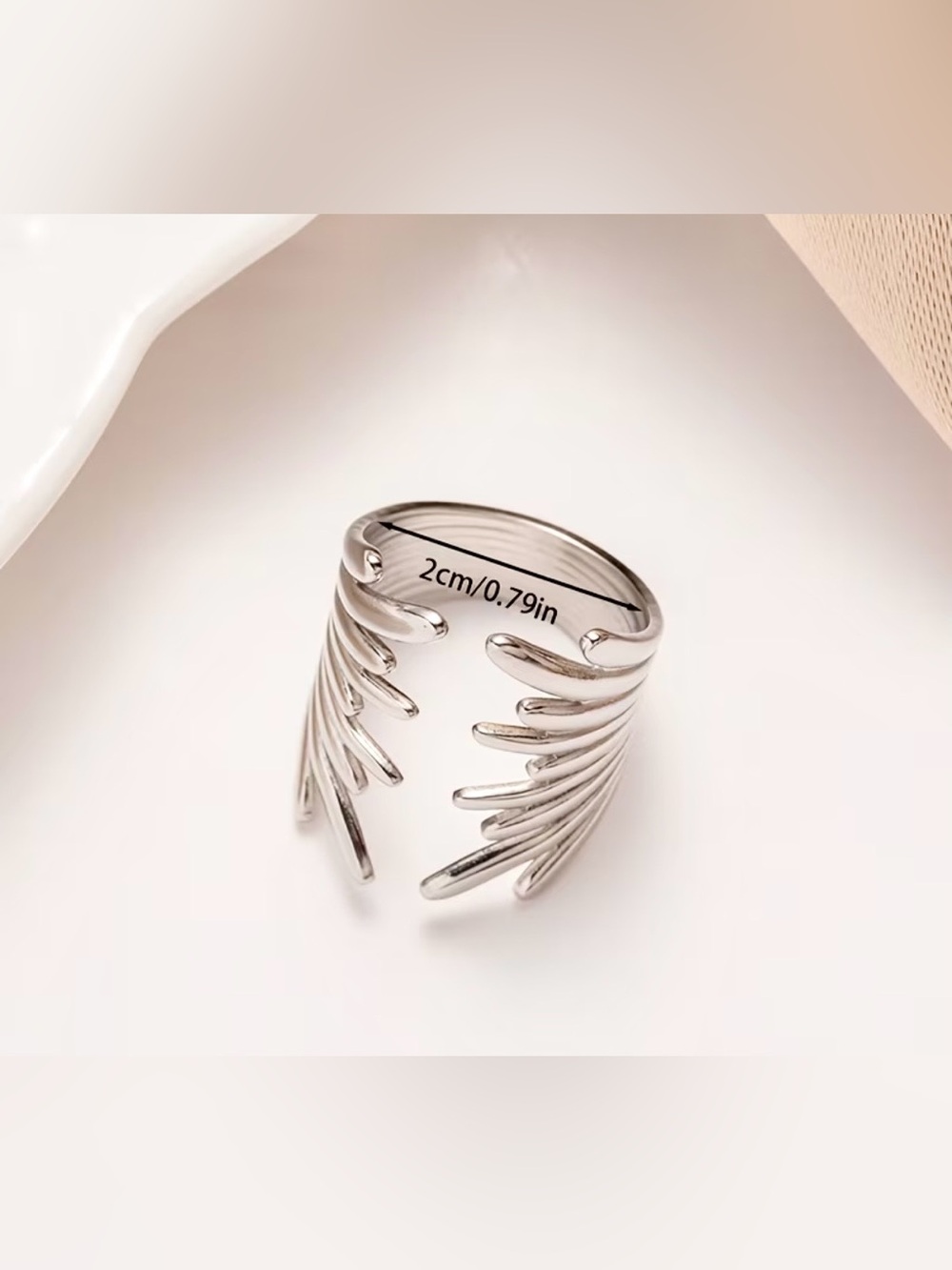 NWT Titanium Adjustable Ring - Picture 5 of 6